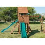 Swing-N-Slide Knightsbridge Plus Wooden Outdoor Playset with Monkey Bars and Slide - Image 8