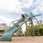 Lifetime Monkey Bar Adventure Powder-Coated Steel Backyard Swing Set with Slide - Image 11