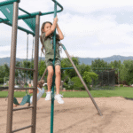 Lifetime Monkey Bar Adventure Powder-Coated Steel Backyard Swing Set with Slide - Image 4