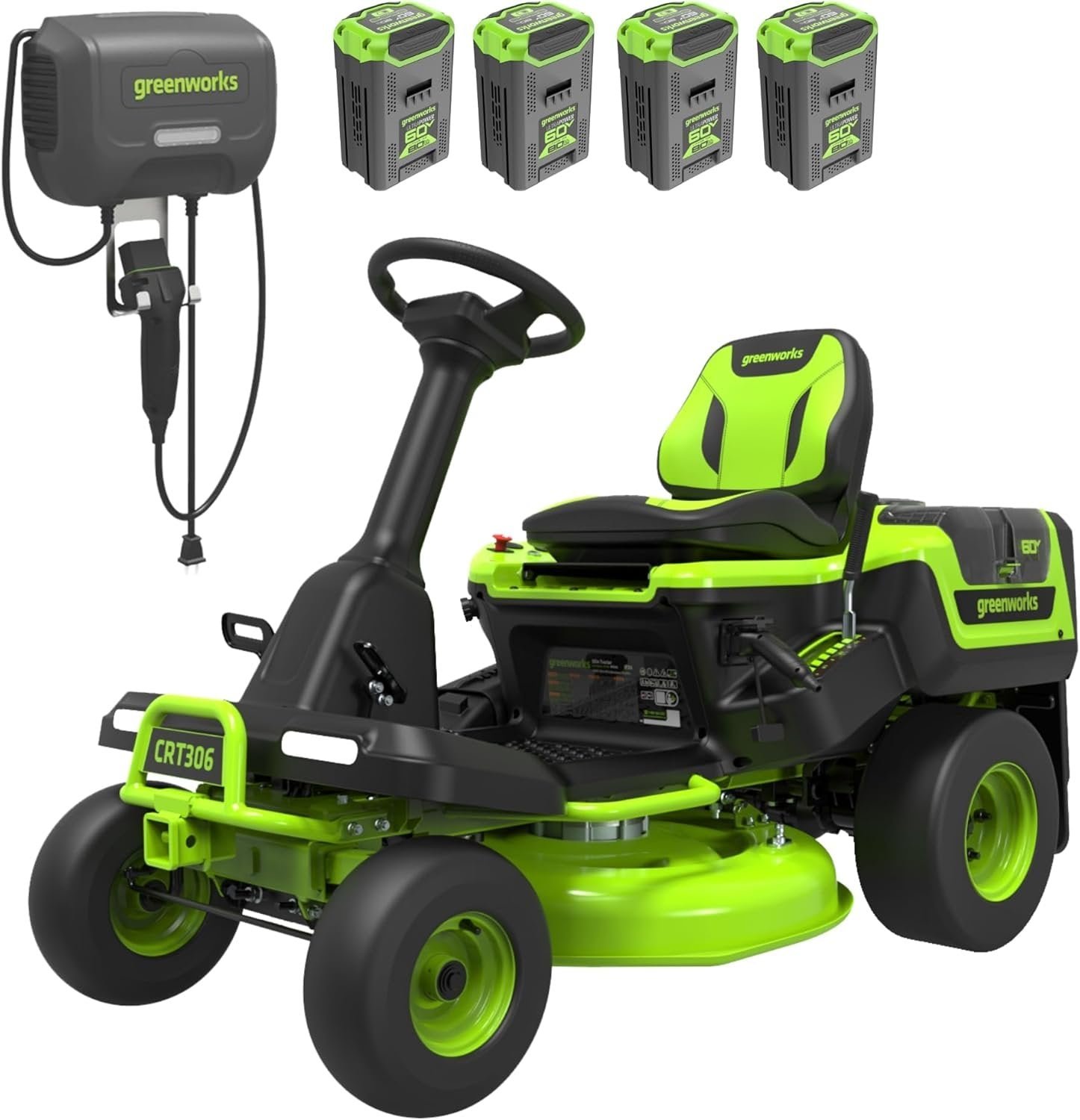 saybrokeeer-product-86-image-1.jpg Greenworks 60V CrossoverT 30-Inch Cordless Battery Electric Riding Lawn Tractor - Image 1