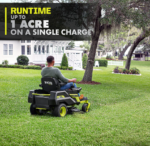 RYOBI 80V HP Brushless 30-Inch Battery Electric Cordless Zero-Turn Riding Mower with 10Ah Batteries - Image 8
