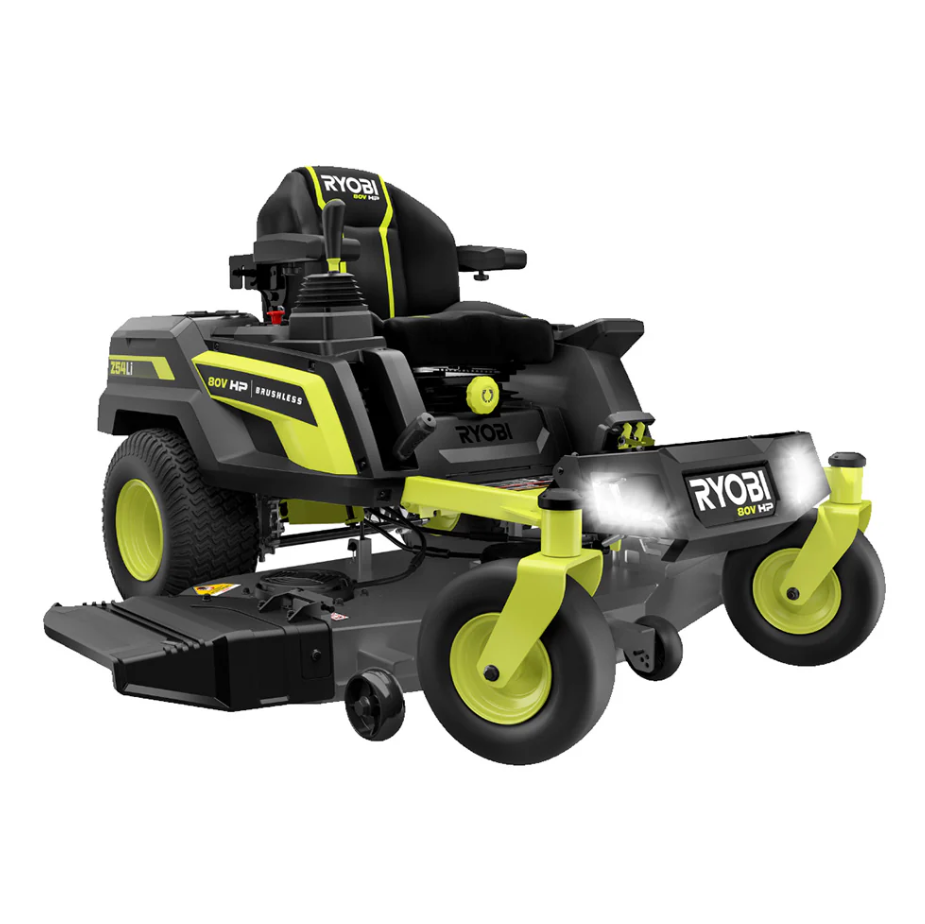 saybrokeeer-product-91-image-1.png RYOBI 80V HP Brushless 54-Inch Battery Electric Cordless Zero-Turn Riding Mower with Mulch Kit - Image 1