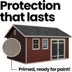 Handy Home Products Scarsdale 12' x 16' DIY Wooden Backyard Storage Shed with Floor - Image 7