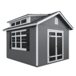 Handy Home Products Windemere 10' x 12' Wooden Backyard Storage Shed
