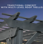 Backyard Discovery Stratford 12 Ft x 10 Ft Black Steel Pergola with Shade - Image 5