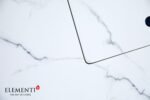 Bianco 40” Marble Porcelain Fire Table – Bianco White - Image 6